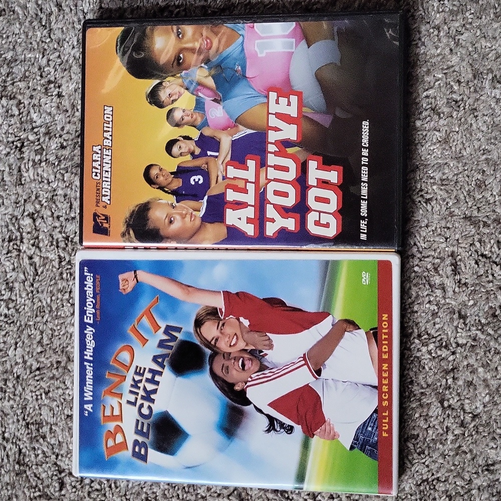 Bend It Like Beckham and All You've Got DVD's